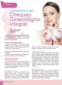 La importancia del: Chequeo Ginecológico Integral